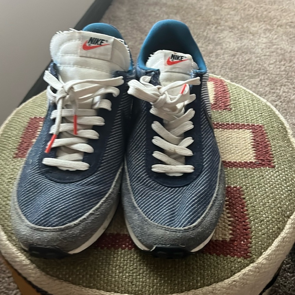 Blue/ Cream Nikes